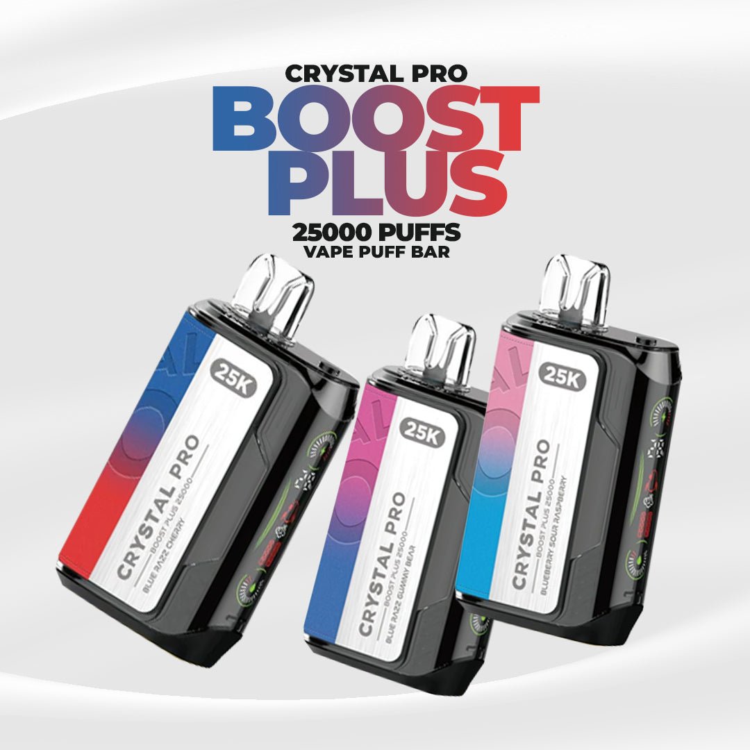 Experience Long-Lasting Flavour with Crystal Pro Boost Plus 25000