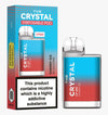 The Crystal CP600 Disposable Vape Puff Mini Pod Box of 10 - The Crystal CP600 Disposable Vape Puff Mini Pod Box of 10 - Cherry Ice - Vapeuksupplier - Direct Vape Wholesale