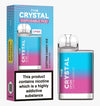 The Crystal CP600 Disposable Vape Puff Mini Pod Box of 10 - The Crystal CP600 Disposable Vape Puff Mini Pod Box of 10 - Cotton Candy Ice - Vapeuksupplier - Direct Vape Wholesale