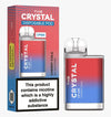 The Crystal CP600 Disposable Vape Puff Mini Pod Box of 10 - The Crystal CP600 Disposable Vape Puff Mini Pod Box of 10 - Cherry Cola - Vapeuksupplier - Direct Vape Wholesale