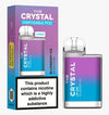 The Crystal CP600 Disposable Vape Puff Mini Pod Box of 10 - The Crystal CP600 Disposable Vape Puff Mini Pod Box of 10 - Blueberry Ice - Vapeuksupplier - Direct Vape Wholesale