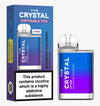 The Crystal CP600 Disposable Vape Puff Mini Pod Box of 10 - The Crystal CP600 Disposable Vape Puff Mini Pod Box of 10 - Blueberry Raspberry - Vapeuksupplier - Direct Vape Wholesale