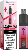 Hayati Pro Max+ 6000 Puffs Vape Kit Box of 10 - Hayati Pro Max+ 6000 Puffs Vape Kit Box of 10 - Direct Vape Wholesale