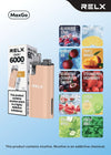 Relx Max Go 6000 Disposable Vape Box of 5 - Relx Max Go 6000 Disposable Vape Box of 5 - Direct Vape Wholesale